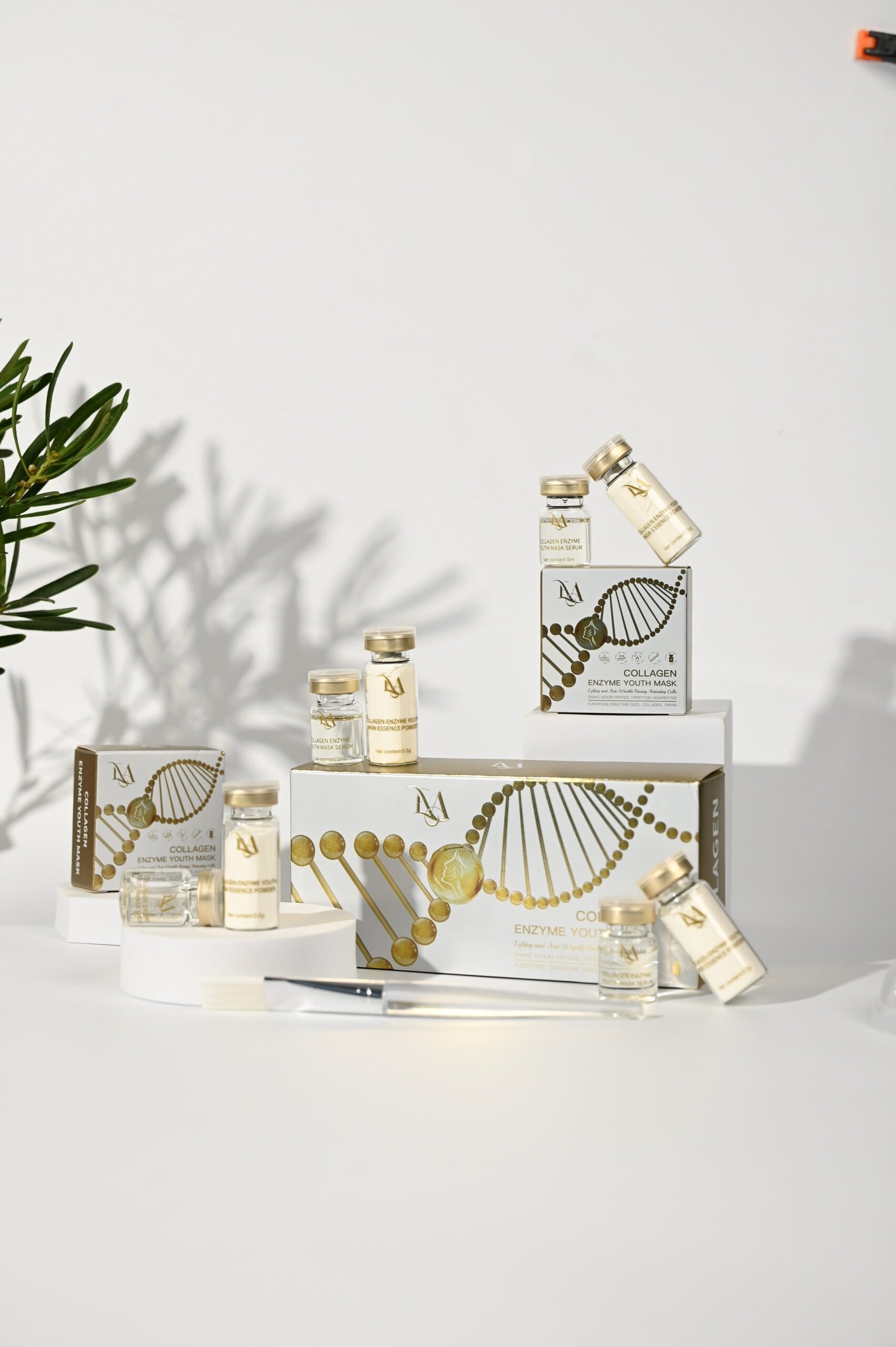 Set Mask Collagen អំពូល ប្រអប់ធំ 1 & ប្រអប់តូច 2